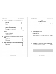 AQA GCE Business Year 1 & AS Practice Examination Papers